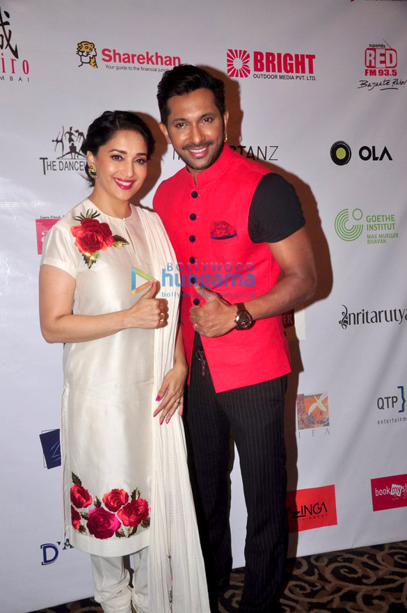 madhuri dixit terence lewis launch the indo contemporary dance festival 7