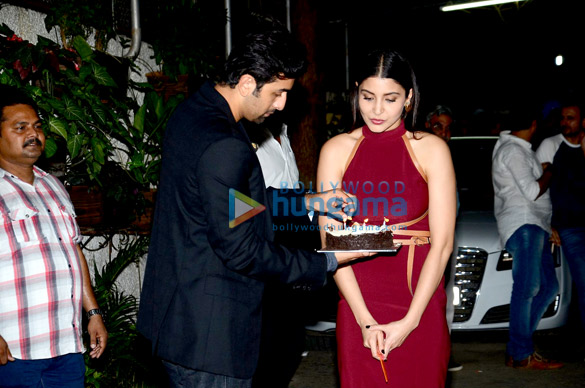 anushka sharma snapped at the screening of bombay velvet on her birthday 13