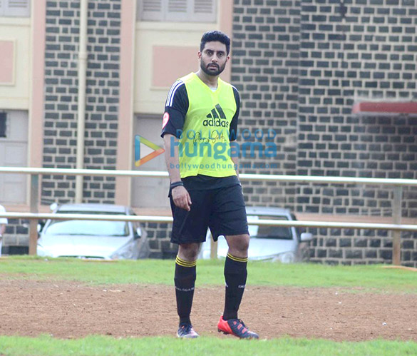 ranbir kapoor abhishek bachchan snapped at football practice session 8