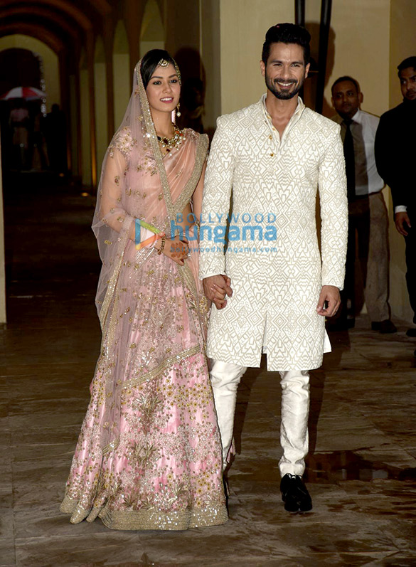 shahid kapoor and mira rajput pose for media post their wedding 8