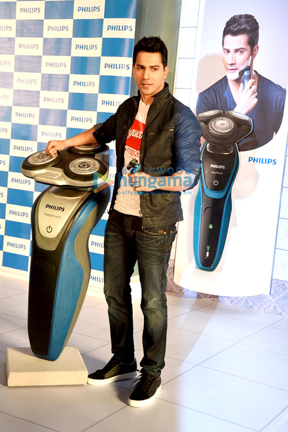 varun dhawan announced as the brand ambassador for philips shavers 3