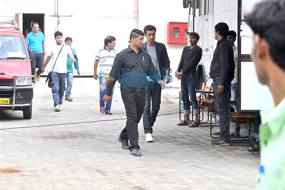 ranbir kapoor snapped during an ad shoot 12