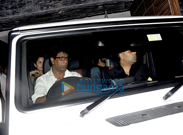 ranbir kapoor katrina kaif karan johar snapped post a meeting at aamir khans house 7