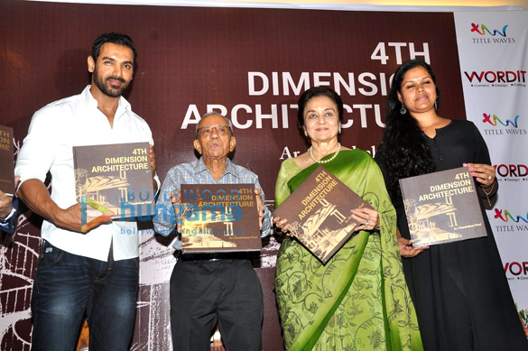 john abraham asha parekh unveil chandrakant patels book 4th dimension architecture 2