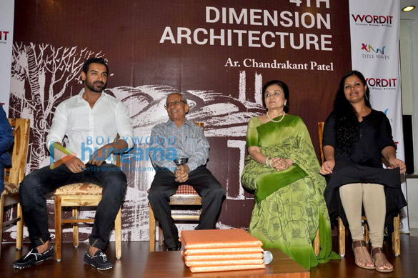 john abraham asha parekh unveil chandrakant patels book 4th dimension architecture 3