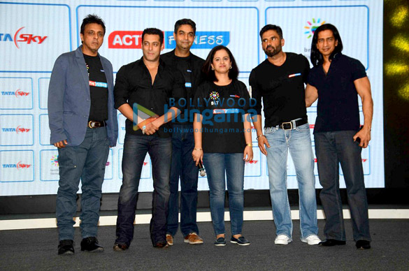 salman khan suniel shetty at tata skys health and fitness launch 5