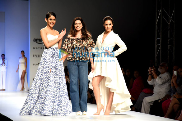 lauren gottlieb walks the ramp for nikhita tandon at the india fashion week 2015 2