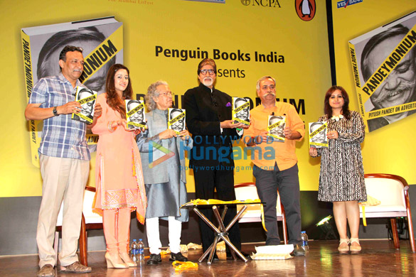 amitabh bachchan sachin tendulkar at the launch of piyush pandeys book pandeymonium 2