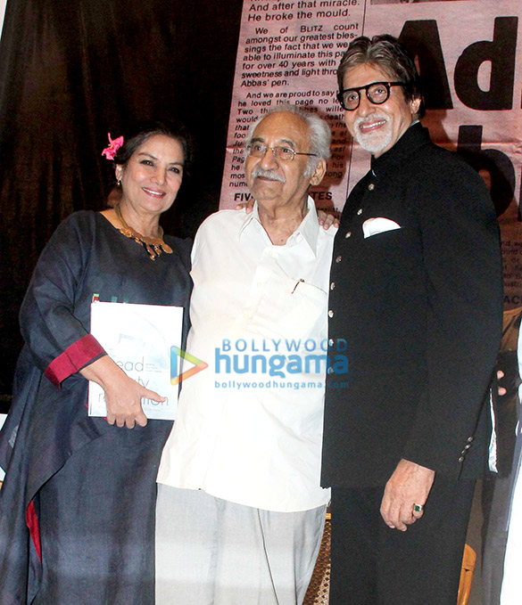 amitabh bachchan launches book of the writings of the late khwaja ahmad abbas 4