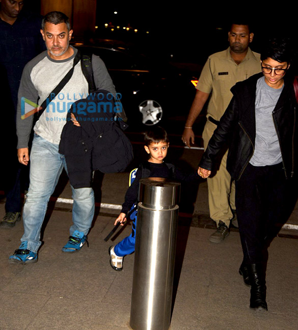 aamir khan leaves for switzerland with his family 4