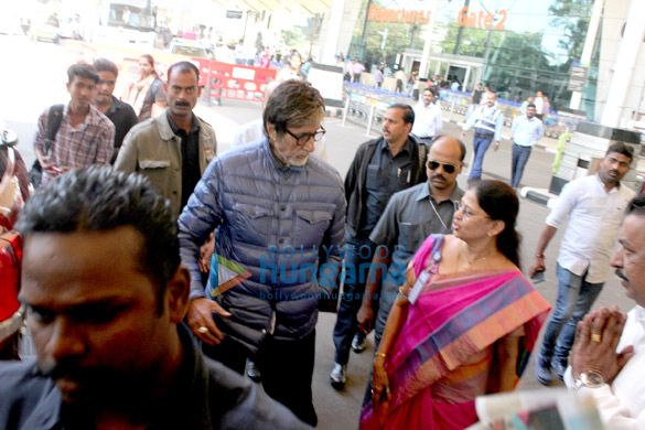 amitabh bachchan returns after shooting for te3n in kolkata 7