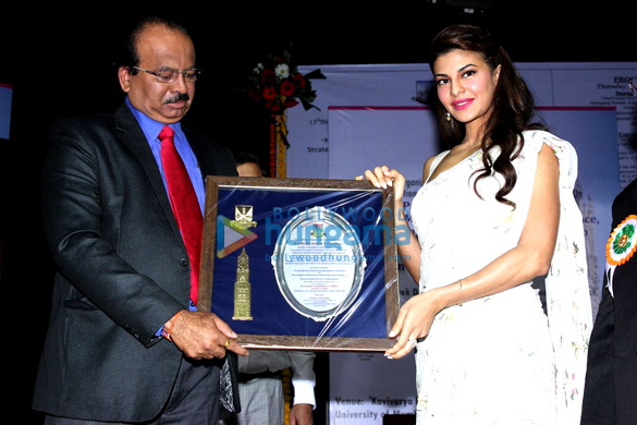 jacqueline fernandez felicitated by 13th international commerce and management conference 5