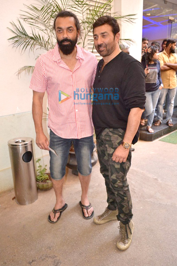 sunny deol bobby deol snapped at sunny super sound 5