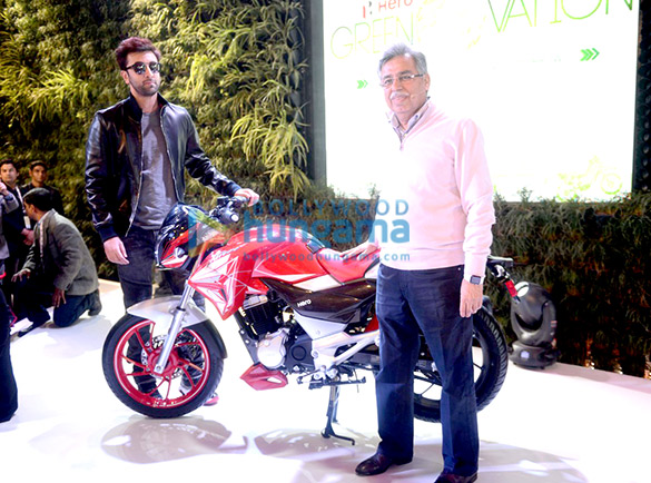 ranbir kapoor at the hero lounge at auto expo 2016 3