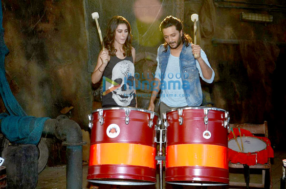 riteish deshmukh nargis fakhri at the launch of banjo 4