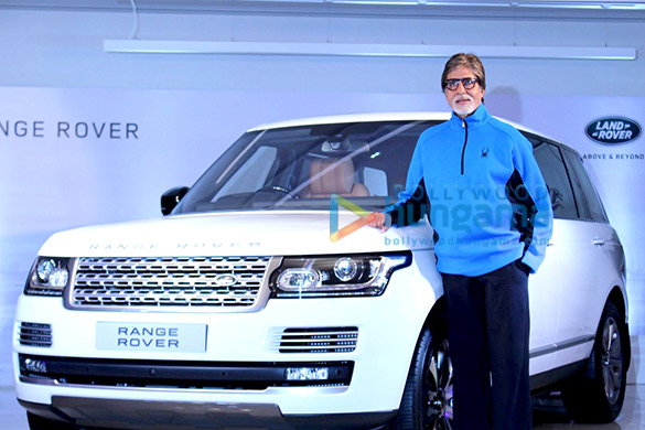 amitabh bachchan with his brand new range rover 5
