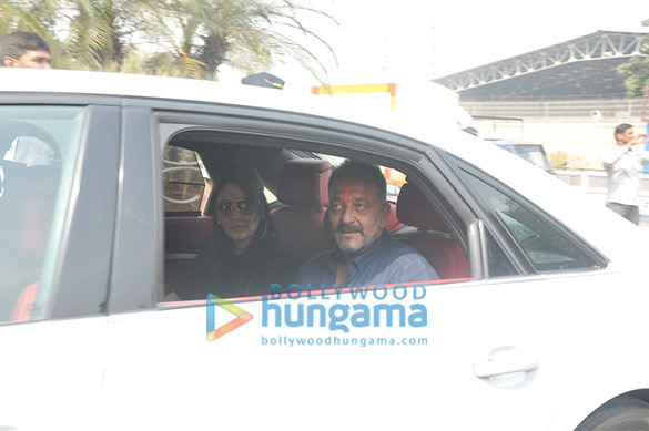 sanjay dutt lands in mumbai at a private terminal in kalina 19