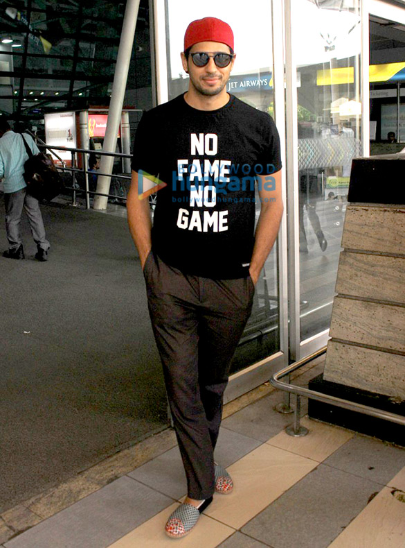 sidharth malhotra alia bhatt depart for bangalore to promote kapoor sons 2