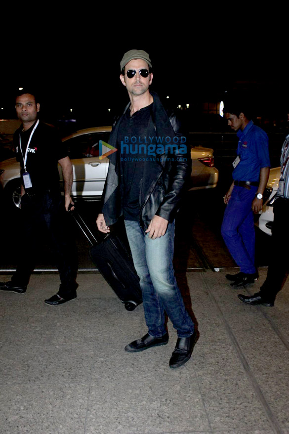 hrithik roshan departs for madrid iifa 2016 press meet 3