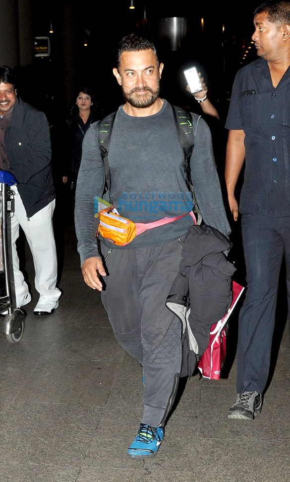 aamir khan arrives back in his new lean look 6