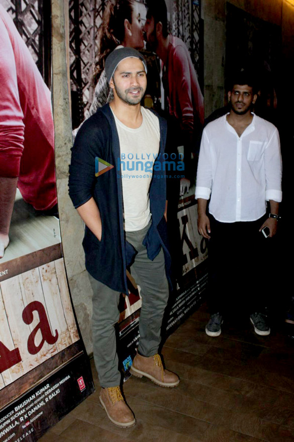amitabh bachchan varun dhawan others at the screening of ki ka 3