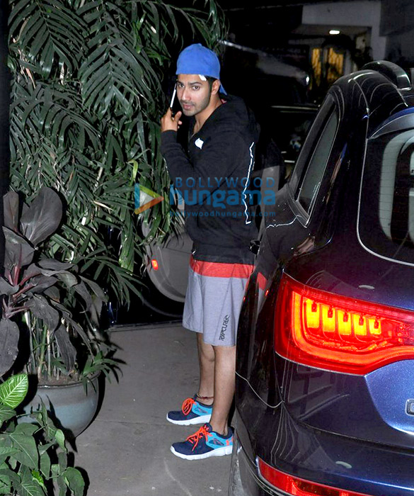varun dhawan snapped post a dubbing session at sunny super sound 6