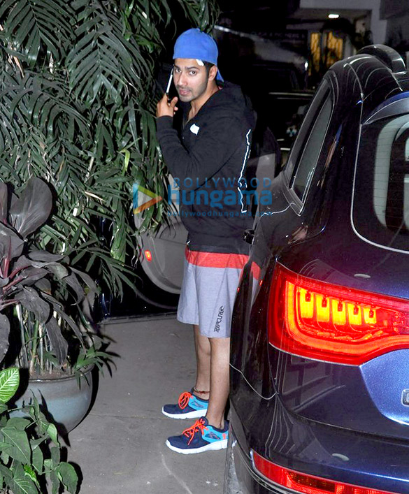 varun dhawan snapped post a dubbing session at sunny super sound 4