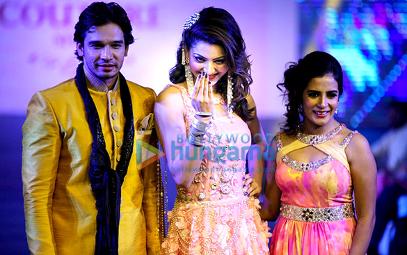 urvashi rautela walks the ramp at the jaipur fashion week for gaurrav and ridhima gaur 3