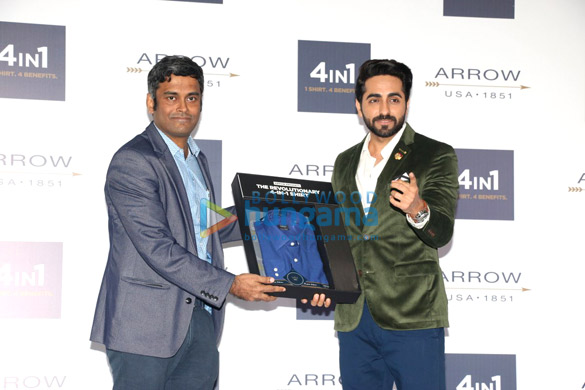 ayushmann khurrana launches arrows new collection of 4 in 1 shirts 2