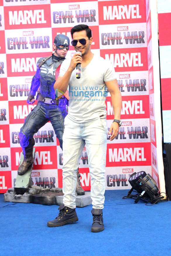 varun dhawan launches the captain america action figurines 10
