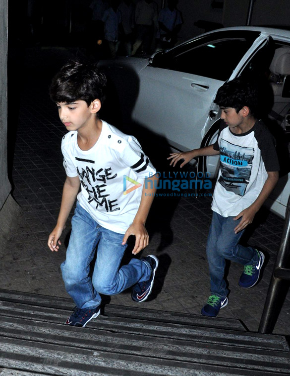 hrithik roshan kids snapped after watching the jungle book 5