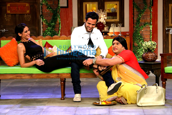promotions of azhar on the sets of comedy nights live 2