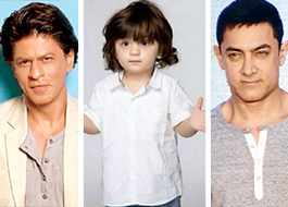 Shah Rukh Khan’s son AbRam is in love with the toys gifted by Aamir Khan Shah Rukh Khan’s son AbRam is in love with the toys gifted by Aamir Khan