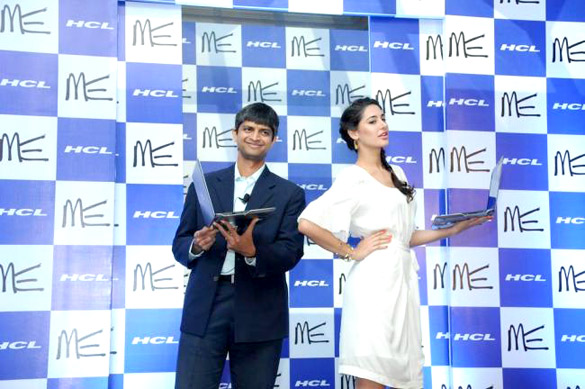 nargis fakhri at the launch of hcl me ultrabook 4