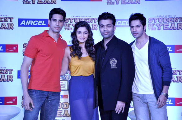press conference of student of the year aircel tie up 4