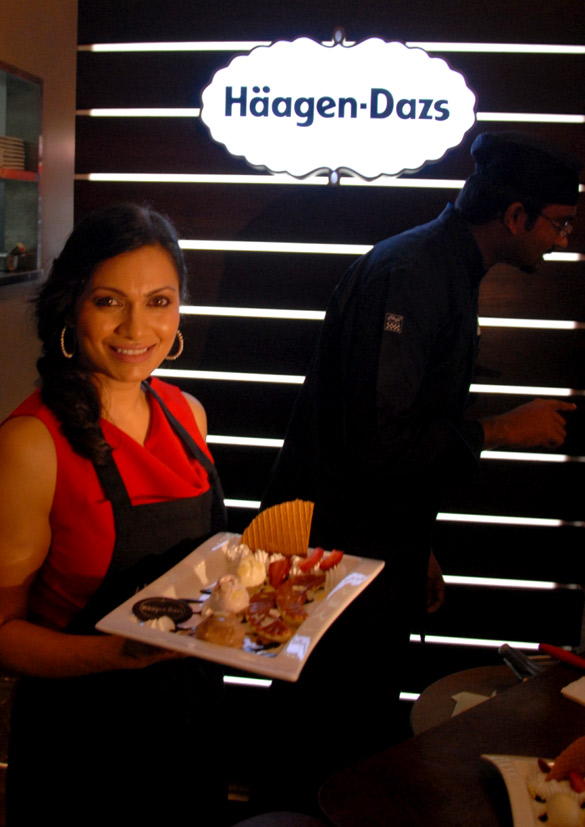 maria goretti launches haagen daz 5
