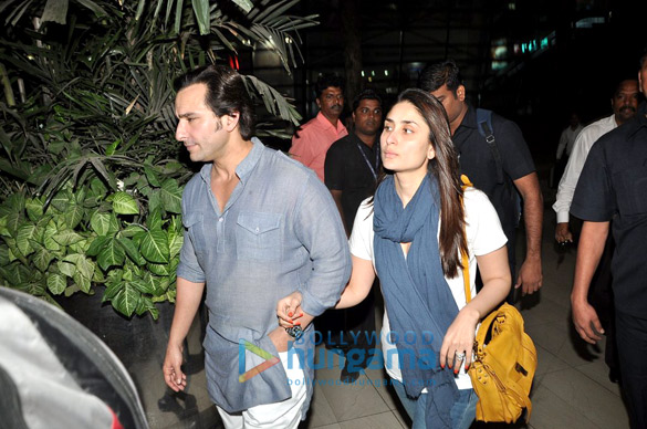 saif kareena return to mumbai after their wedding reception in delhi 2