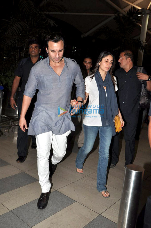 saif kareena return to mumbai after their wedding reception in delhi 3