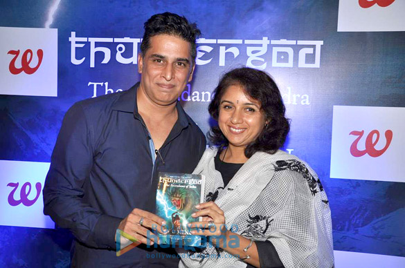 revathi launches rajiv g menons book thundergod 8
