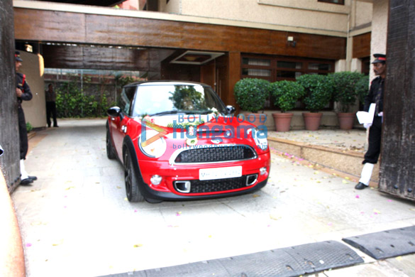 aaradhya gets her first birthday gift a mini cooper 8