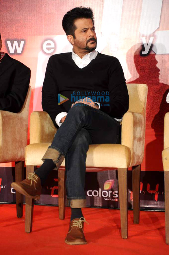 anil kapoor at the launch of the hindi version of 24 on colors 10