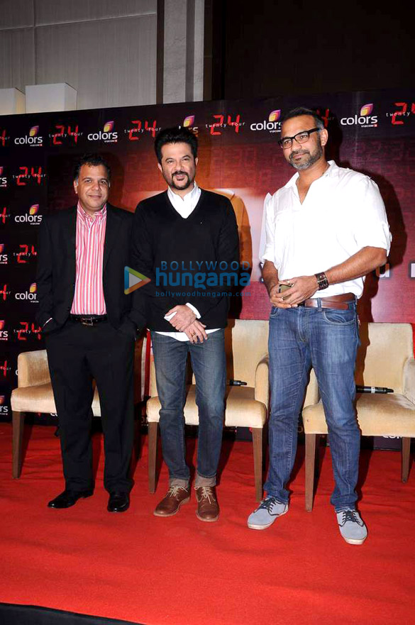 anil kapoor at the launch of the hindi version of 24 on colors 2