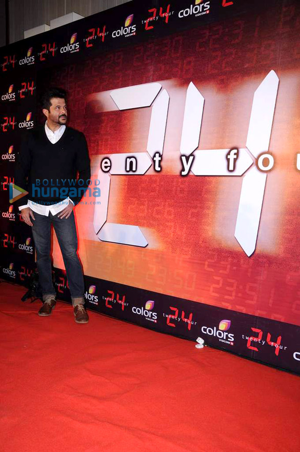 anil kapoor at the launch of the hindi version of 24 on colors 7