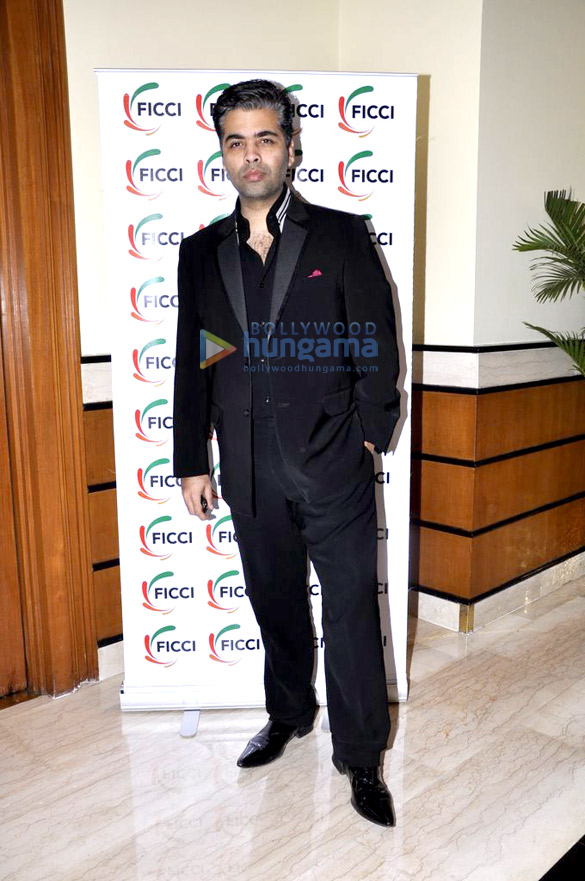 karan johar at ficci frames 2013 press conference 9