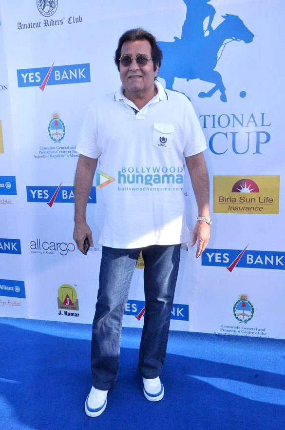 vinod khanna at yes banks international polo cup match 2