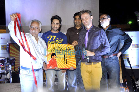 ayushmann rahul bose at bartender album launch 2