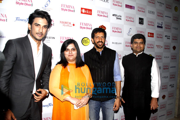 sushant singh rajput kabir khan at the femina style diva north 2