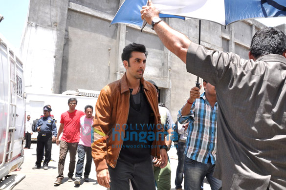 ranbir snapped at an ad shoot 3