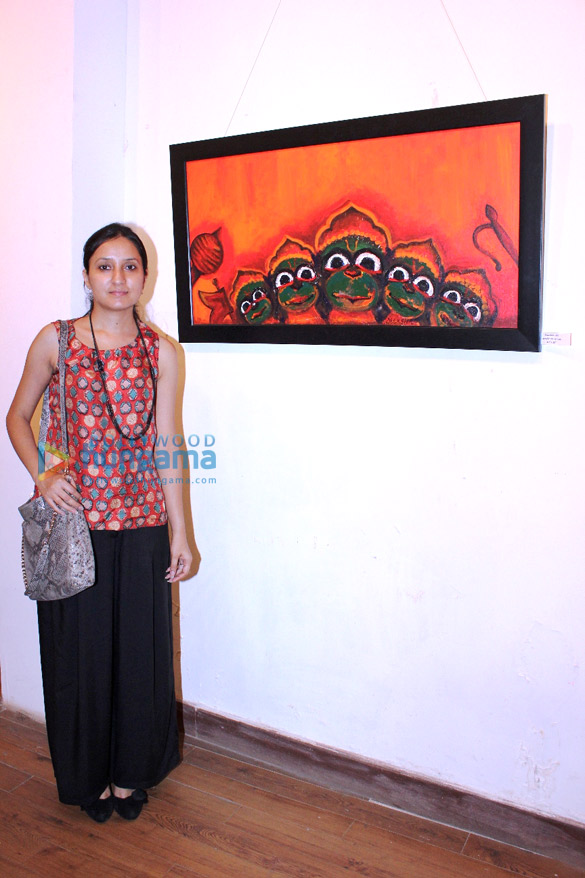 shaina nc inaugurates deeksha mishras art exhibition when the gods descend 5