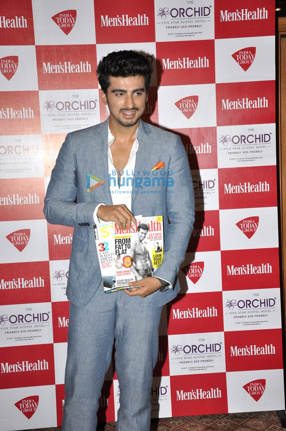 arjun kapoor unveils mens health latest issue 9